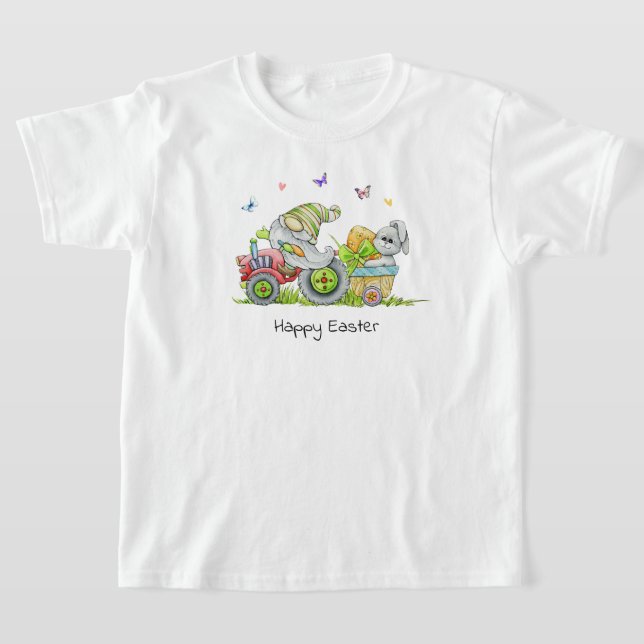 Kids Happy Easter T-Shirt (Laydown)