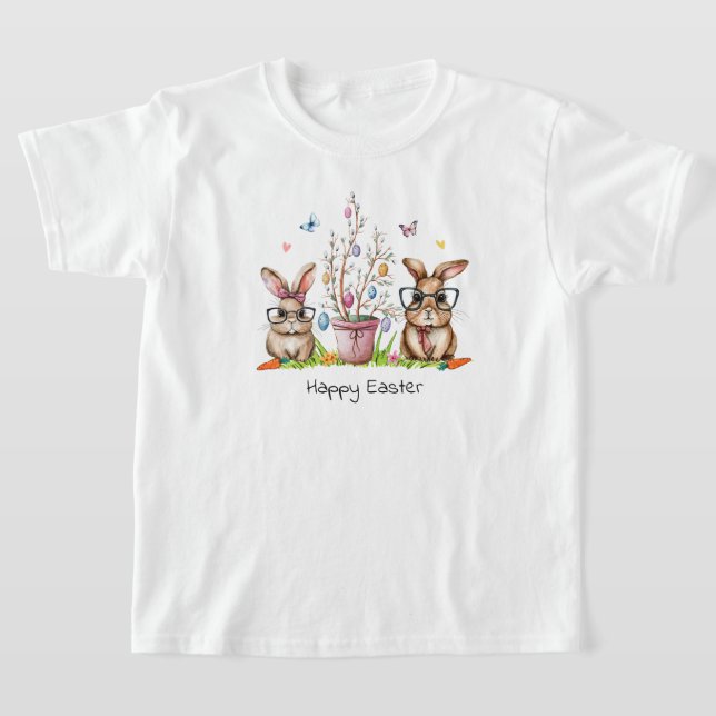 Kids Happy Easter T-Shirt (Laydown)