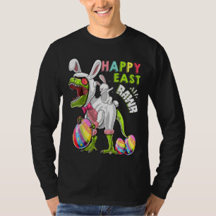 Kids Happy Eastrawr T Rex Bunny Dinosaur Easter Ki T-Shirt