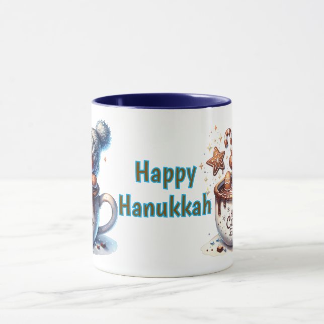 Kids Happy Hanukkah Cocoa  Mug (Center)
