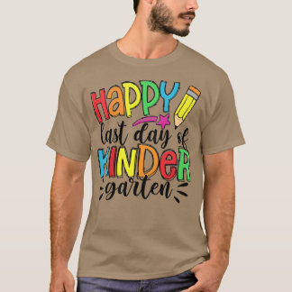 Kids Happy Last Day of Kindergarten shirt for Kids