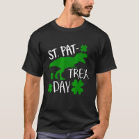 Kids Happy St Pat Trex Day Dino Patricks Toddler B