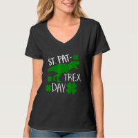 Kids Happy St Pat Trex Day Dino Patricks Toddler B