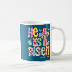 Kids He Risen Jesus Christian Happy Coffee Mug