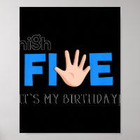 Kids High Five - Cool 5 Year Old Kids Birthday Gif