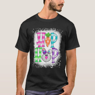 Kids Hip Hop Crew Happy Easter Bunny Face Eggs Bas T-Shirt