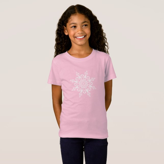 Kids Holiday Top Snowflake (Front Full)