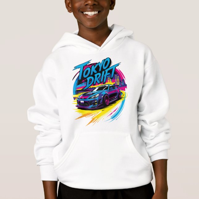 Kids hood sweater Tokyo Drift (Front)