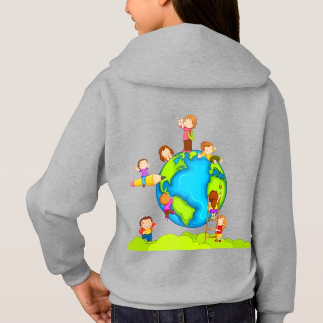 kids hoodie (Back)
