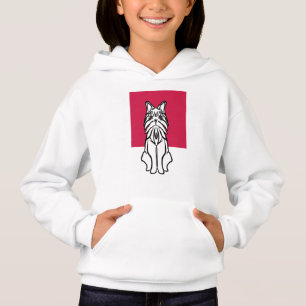 Kids Hoodie - Dog Collection - Pink Color block