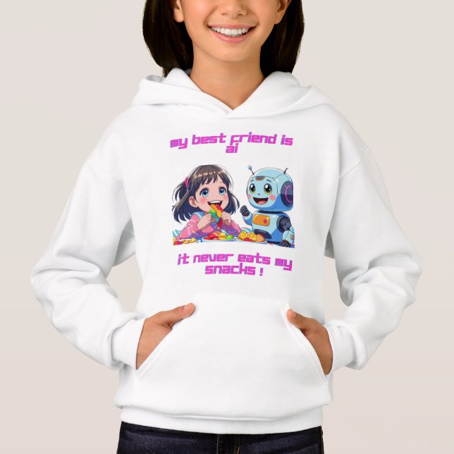 Kids Hoodie-Fun Tech. (Front)