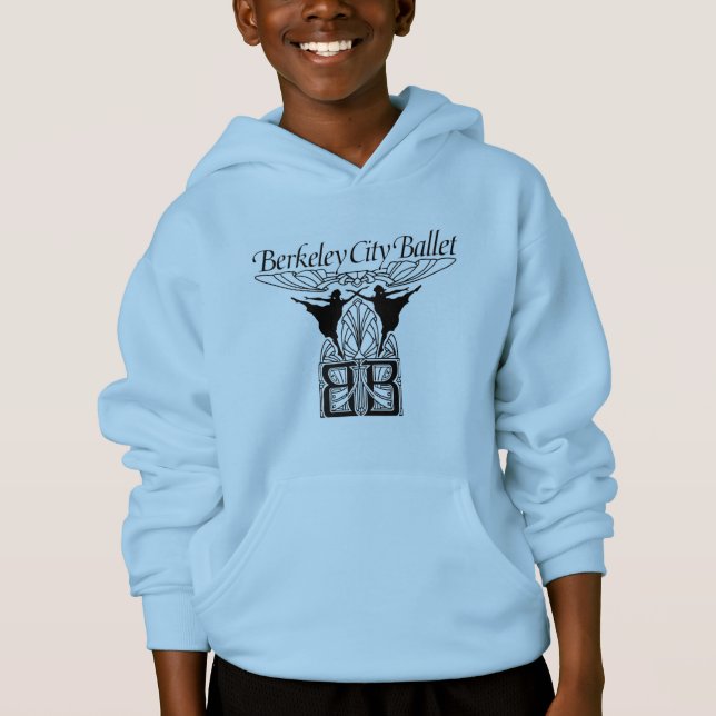 Kids Hoodie Sweatshirt - Blue (Front)