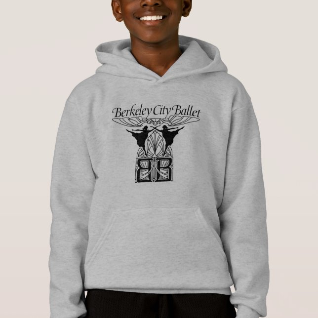 Kids Hoodie Sweatshirt - Grey (Front)