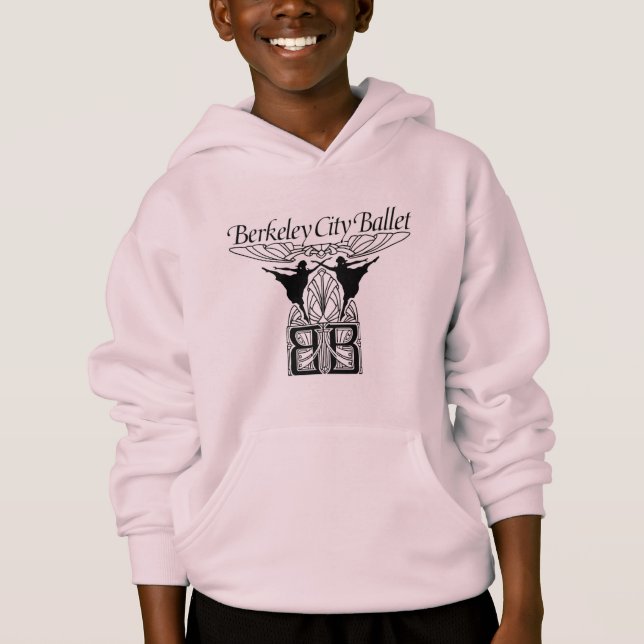 Kids Hoodie Sweatshirt - Pink (Front)