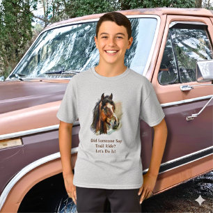 Kid's Horse Customise T-Shirt