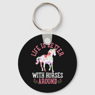 Kids Horse Horseback Riding Cute Gift  Key Ring