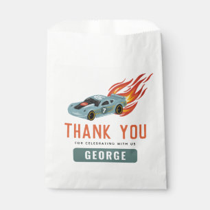 Kids Hot Blue Racing Car Boys Birthday Favour Bags