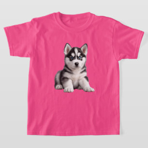 Kid's Husky Puppy T-Shirt