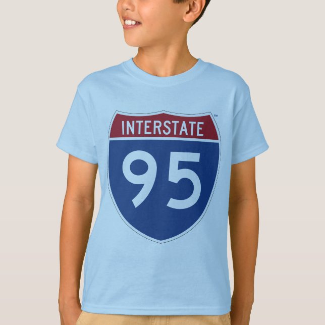 Kids I-95 Shield T T-Shirt (Front)