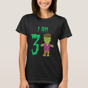 Kids I Am 3 Monster Zombie Born 2018 For Boys & Gi T-Shirt
