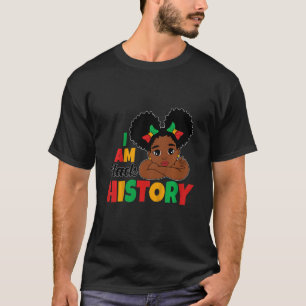 Kids I Am Black History Month BLM Melanin African T-Shirt