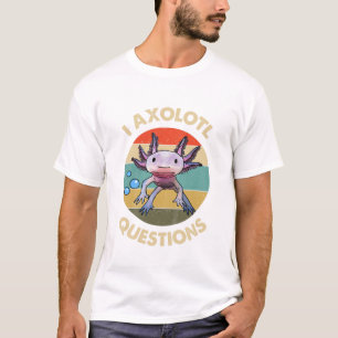 Kids I Axolotl Questions Salamander Funny Axolotl T-Shirt