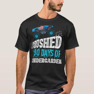 Kids I Crushed 100 Days Of Kindergarten 100th Day T-Shirt