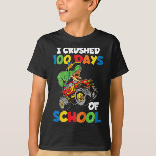 Kids I Crushed 100 Days Of School Boys 100th Day O T-Shirt