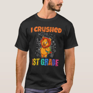 Kids I Crushed First Grade Elementary Graduation S T-Shirt