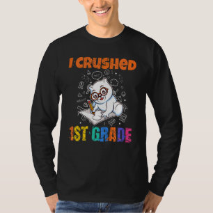 Kids I Crushed First Grade Elementary Graduation S T-Shirt