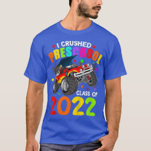 Kids I Crushed Preschool Monster Truck Graduation T-Shirt