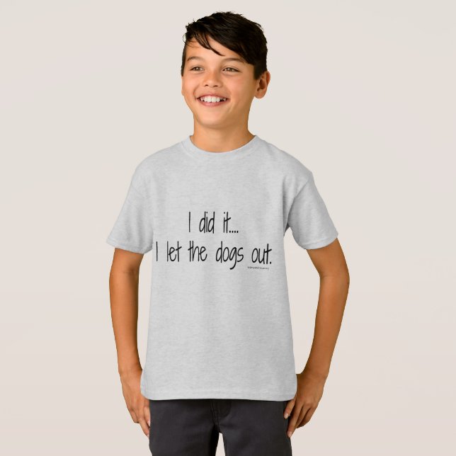 Kid's I Did It Tee (Front Full)