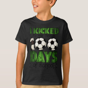 Kids I Kicked My Way Through 100 Days Of School T-Shirt