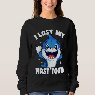 Kids I Lost My First Tooth Boys Tooth Fairy Teeth  Sweatshirt