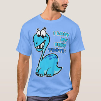 Kids I Lost My First Tooth  Cute Dinosaurs  T-Shirt