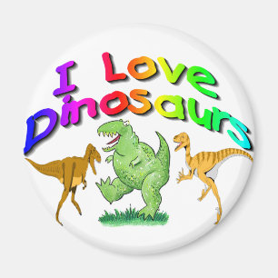Kids "I Love Dinosaurs" gifts Magnet