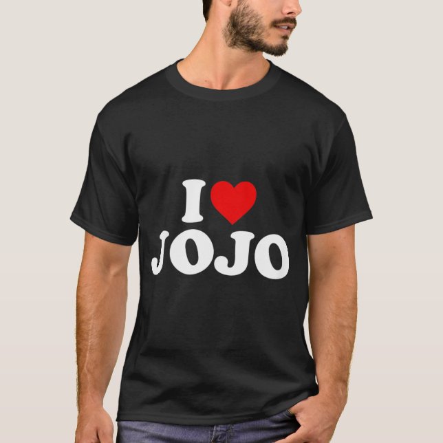 Kids I Love Jojo For Boy Girl Toddler Children You T-Shirt (Front)