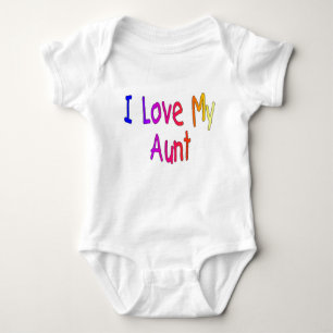 Kids "I love my Aunt"  Baby T-shirt Bodysuit