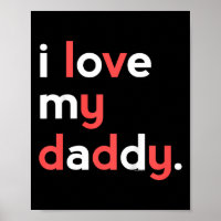 Kids I Love My Daddy Shirt For Boys Dad Cute Fathe