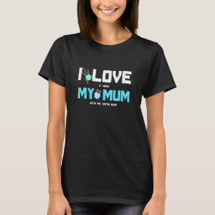 Kids I Love My Mom Bug Hunter Insect Catcher Entom T-Shirt