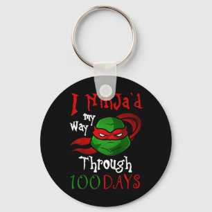 Kids I ninja'd my way through 100 days Present For Key Ring