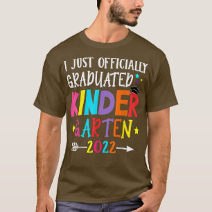 Kids I Officially Graduated Kindergarten Graduatio T-Shirt