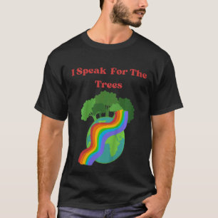 Kids I Speak For Trees Earth Day 2022 Save Earth R T-Shirt