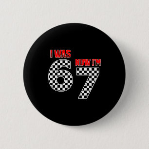 Kids I Was 6 Now I'm 7 Year Old 7th Birthday Boy R 6 Cm Round Badge