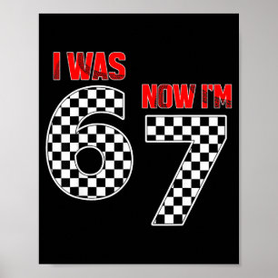 Kids I Was 6 Now I'm 7 Year Old 7th Birthday Boy R Poster