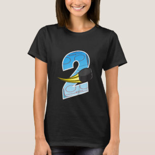 Kids Ice Hockey 2nd Birthday  I'm 2  Children's Bi T-Shirt