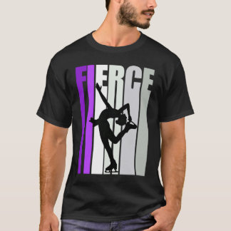 Kids Ice Skating Inspire Keep Ice Skates Outside I T-Shirt