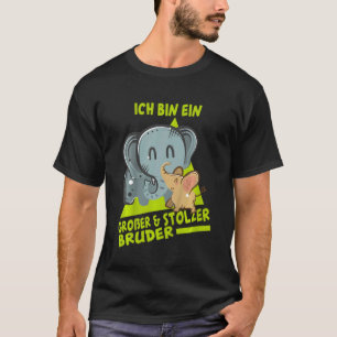 Kids Ich Bin Ein Große Und Stolzer Bruder Elefant T-Shirt