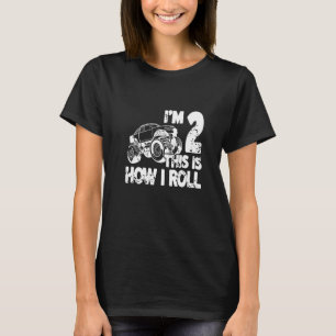 Kids I'm 2 Farm Barnyard Tractor 2nd Birthday Part T-Shirt
