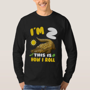 Kids Im 2 This Kid Loves Alligators 2nd Year Birth T-Shirt